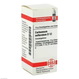 CARBONEUM SULFURATUM D 12 Globuli, 10 g
