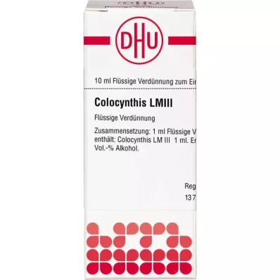 Lm colocynthis iii, 10 ml Lm colocynthis iii, 10 ml