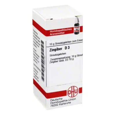 ZINGIBER D 3 Globuli, 10 g