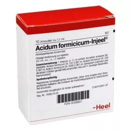 ACIDUM FORMICICUM INJEEL AMPOULE, 10 pz