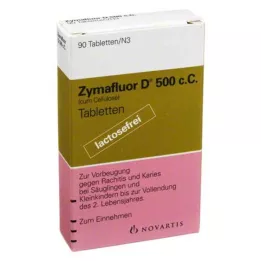 ZYMAFLUOR D 500 C C compresse, 90 pz