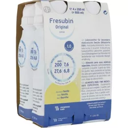 FRESUBIN ORIGINAL DRINK bottiglia per bere alla vaniglia, 4x200 ml