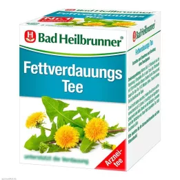 BAD HEILBRUNNER Bustine filtro per tè per la digestione dei grassi, 8X1,8 g