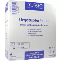 URGOTUPFER prugna sterile 2+3, 200 pz
