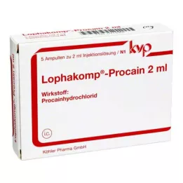 LOPHAKOMP Procaina 2 ml soluzione iniettabile, 5X2 ml