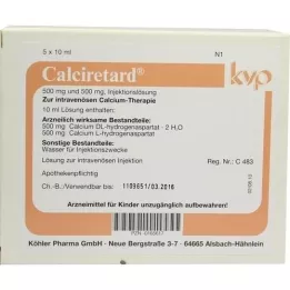 CALCIRETARD ampoule, 5x10 ml