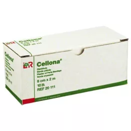 CELLONA Bandagi di gesso 8 cmx2 m, 10 pz