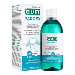 GUM Paro.ex 0,06% CHX Collutorio, 500 ml
