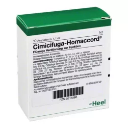 CIMICIFUGA HOMACCORD AMPOULE, 10 pz