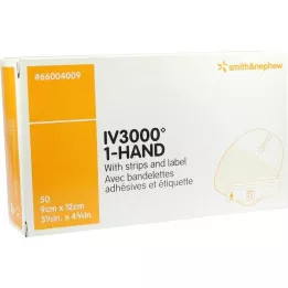 OPSITE IV 3000 Fissaggio cannula trasparente 9x12 cm, 50 pz