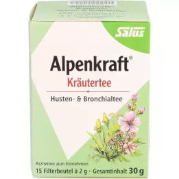 ALPENKRAFT tosse e tè bronchiale salus fbtl., 15 pz