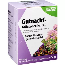 GUTNACHT Tisana n.33 Salus bustine filtro, 15 pz