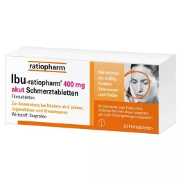 IBU-RATIOPHARM Compresse per il dolore acuto da 400 mg, compresse rivestite con film, 20 pz