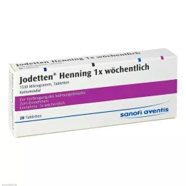 JODETTEN Henning 1x compresse settimanali, 28 pz