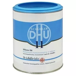 BIOCHEMIE DHU 11 Silicea D 6 compresse, 1000 pz