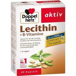 DOPPELHERZ Lecitina+B capsule di vitamina, 40 pz