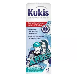 KUKIS Detergente per apparecchi ortodontici, 2X30 pz