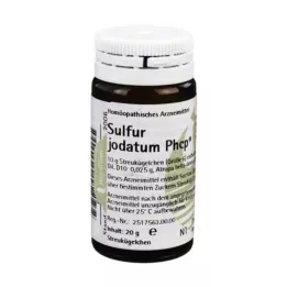SULFUR JODATUM PHCP globuli, 20 g