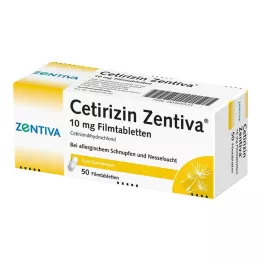 CETIRIZIN Zentiva 10 mg compresse rivestite con film, 50 pz