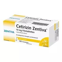 CETIRIZIN Zentiva 10 mg compresse rivestite con film, 100 pz