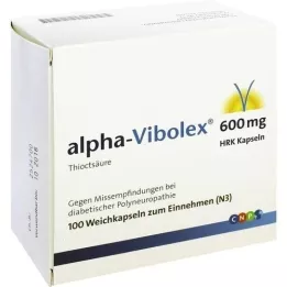 ALPHA VIBOLEX 600 mg HRK Capsule morbide, 100 pz