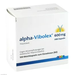 ALPHA VIBOLEX 600 mg HRK capsule molli, 100 pz