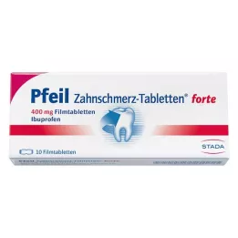 PFEIL Compresse per il mal di denti compresse rivestite con film forte, 10 pz