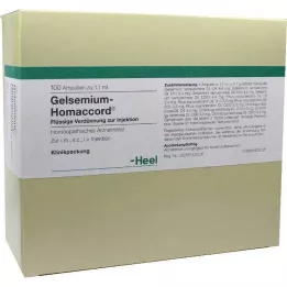 GELSEMIUM HOMACCORD AMPOULE, 100 pz