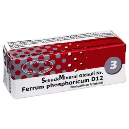 SCHUCKMINERAL globuli 3 ferrum fosforicum d12, 7,5 g