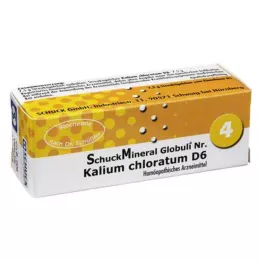 SCHUCKMINERAL globuli 4 potassio cloratum d6, 7,5 g