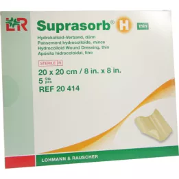 Suprasorb H Associazione idrocelloidi sottile 20x20 cm, 5 pz