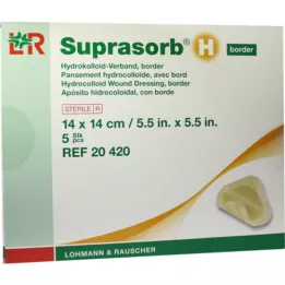 Suprasorb H Bordo di associazione idrocelloidi 14x14 cm, 5 pz