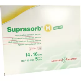 Suprasorb Hidockoperband Sacrum 14x16 cm, 5 pz