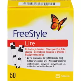 FREESTYLE Lite Test Strips senza codifica, 50 ore