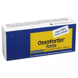 OSSOFORTIN Tablet da masticare forte, 60 ore