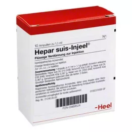 HEPAR SUIS Injeel ampoule, 10 pz