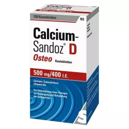 CALCIUM SANDOZ D Osteo 500 mg/400 I.E. Compresse masticabili, 120 pz