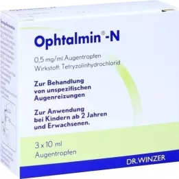 OPHTALMIN-n colliri, 3x10 ml