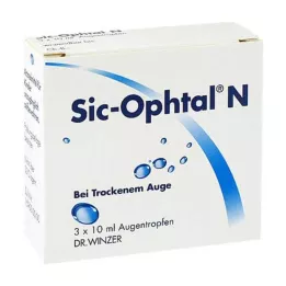 SIC OPHTAL N collirio, 3X10 ml