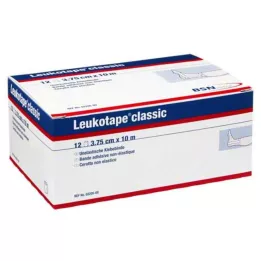 LEUKOTAPE Classico 3,75 cmx10 m bianco, 12 pezzi