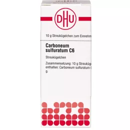 CARBONEUM SULFURATUM C 6 Globuli, 10 g