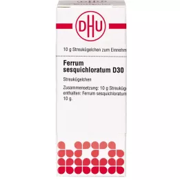 FERRUM SESQUICHLORATUM D 30 Globuli, 10 g