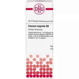 CASCARA SAGRADA D 6 diluizione, 20 ml