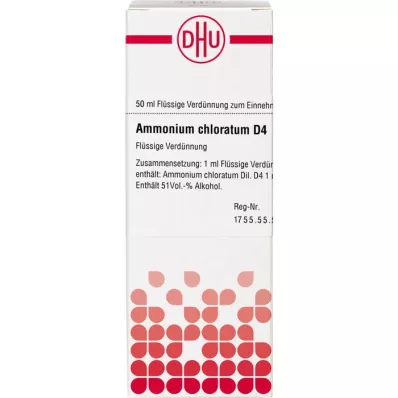 Ammonio chlorato D 4, 50 ml Ammonio chlorato D 4, 50 ml