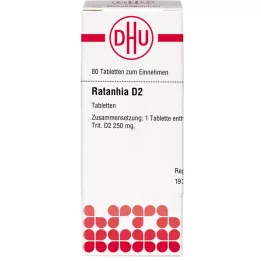 RATANHIA D 2 compresse, 80 pz