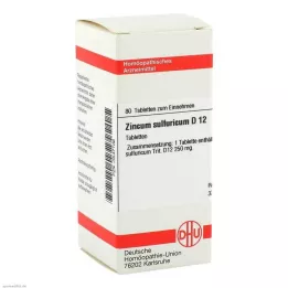 ZINCUM SULFURICUM D 12 compresse, 80 pz