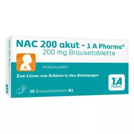 NAC 200 compresse effervescenti akut-1A Pharma, 20 pz