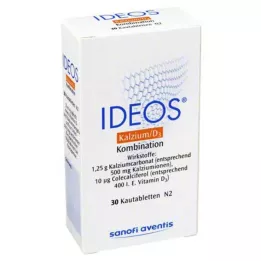 IDEOS Compresse masticabili da 500 mg/400 UI, 30 pz