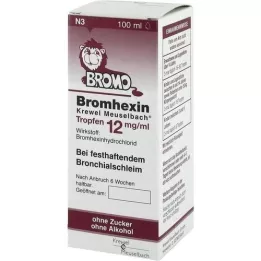 BROMHEXIN Krewew Meuselb.Dropte 12mg/ml, 100 ml