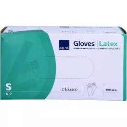 HANDSCHUHE Latex UNVOWDERED piccolo 4387, 100 pz